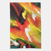 Abstract expressionisme schilderen theedoek (Verticaal)