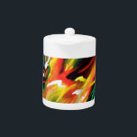 Abstract expressionisme schilderen theepot<br><div class="desc">Geel Groen Rood Blauw Abstract Expressionisme Schilderen</div>