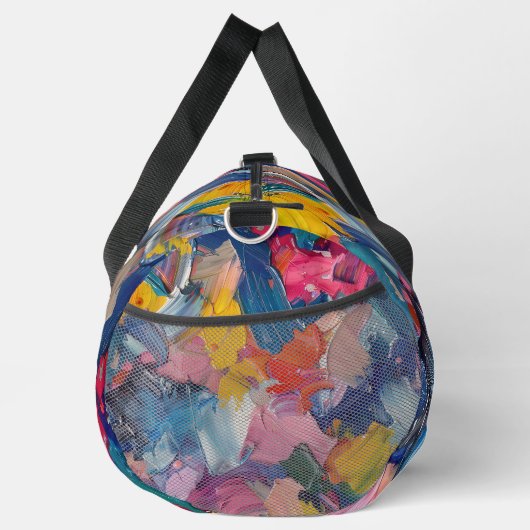 Abstract expressionisme verfpatroon plunjezak (Rechts)