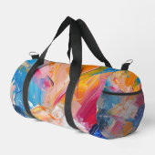 Abstract expressionisme verfpatroon plunjezak (Rechterhoek)