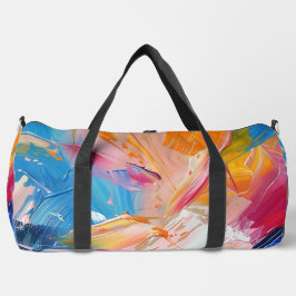 Abstract expressionisme verfpatroon plunjezak