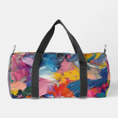 Abstract expressionisme verfpatroon plunjezak (Achterkant)