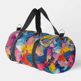 Abstract expressionisme verfpatroon plunjezak