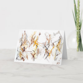Abstract Expressionisme Zachte Aanmoedigingskaart Kaart