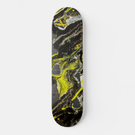Abstract expressionisme Zwart-geel Persoonlijk Skateboard