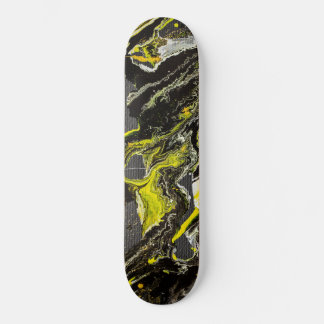 Abstract expressionisme Zwart-geel Persoonlijk Skateboard