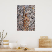 Abstract expressionistisch beeld van Liberty Drip  Poster (Keuken)