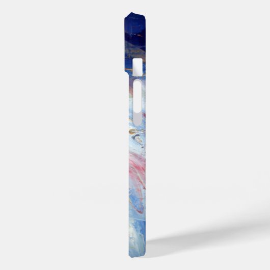 Abstract expressionistisch kunstwerk Case-Mate iPhone case (Achterkant / Links)