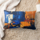 Abstract expressionistisch kussenhoesontwerp kussen (Deken)