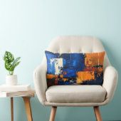Abstract expressionistisch kussenhoesontwerp kussen (Stoel)