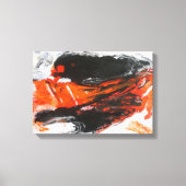 Abstract expressionistisch schilderij van Pierre G Canvas Afdruk (Voorkant)