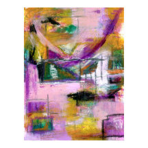Abstract expressionistische schilderkunst vormen m