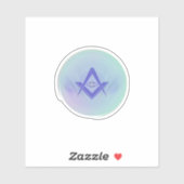 Abstract Eye Symbol Vinyl Sticker – Minimalist Art (Vel)