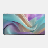 Abstract Fabric Texture in Pastel Tones Bureaumat (Voorkant)