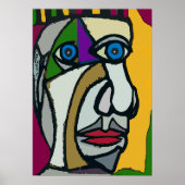 Abstract Face 12 Poster (Voorkant)
