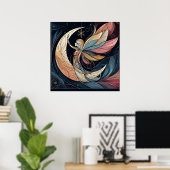 Abstract Fairy Art Poster (Thuiskantoor)