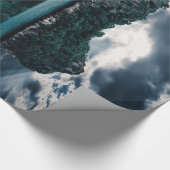 Abstract Fantasy Artistic Island Cadeaupapier (Hoek)