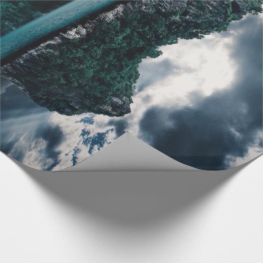 Abstract Fantasy Artistic Island Cadeaupapier (Hoek)