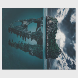 Abstract Fantasy Artistic Island Cadeaupapier