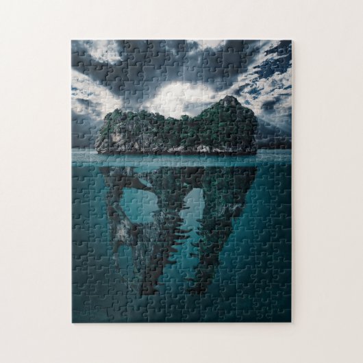 Abstract Fantasy Artistic Island Legpuzzel (Verticaal)