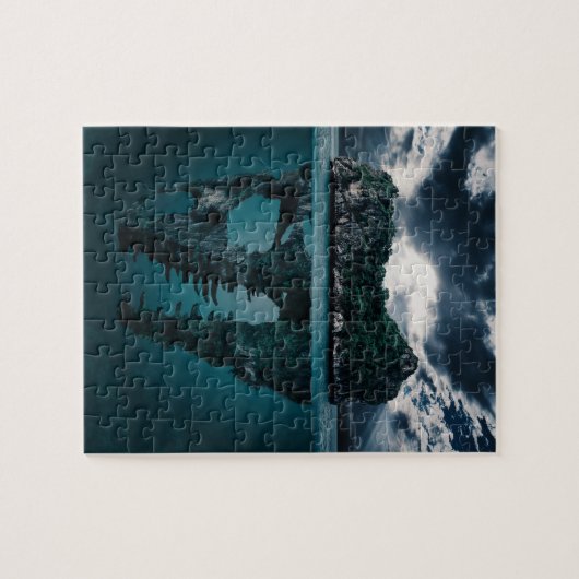 Abstract Fantasy Artistic Island Legpuzzel (Horizontaal)