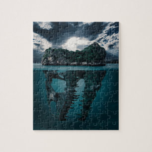 Abstract Fantasy Artistic Island Legpuzzel