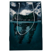 Abstract Fantasy Artistic Island Medium Cadeauzakje (Voorkant)