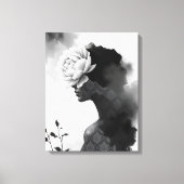 Abstract Fashion Portrait  Canvas Afdruk (Voorkant)