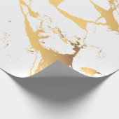 Abstract Faux Gold Modern Patroon Cadeaupapier (Hoek)