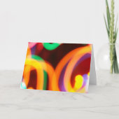 Abstract Feestdagen Kaart (Voorkant)