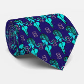 Abstract Feminine Figure Tie Stropdas (Opgerold)