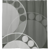 Abstract Fern Frond - neutraal - Shower Curtain Douchegordijn (Voorkant)
