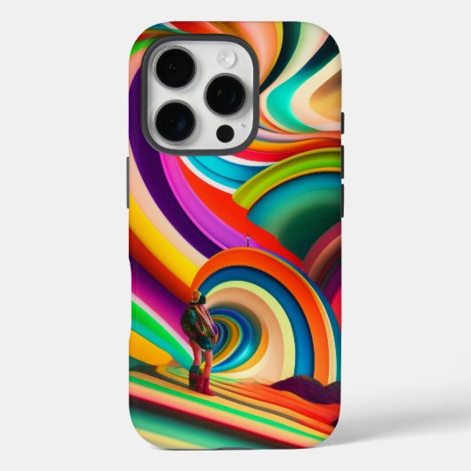 Abstract Festival-Inspired – Bonnaroo Modern Art Case-Mate iPhone Case (Achterkant)