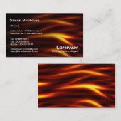 Abstract - Fiery Serpents Textuur Visitekaartje (Voorkant / Achterkant)