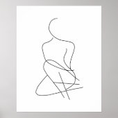 Abstract figuur 3 poster (Voorkant)