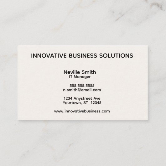 Abstract Fire Light Tech Business Computer  Visitekaartje (Achterkant)