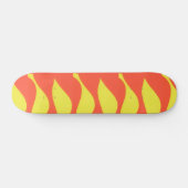 Abstract Fire Skateboarddek Persoonlijk Skateboard (Horizontaal)