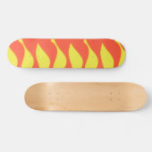 Abstract Fire Skateboarddek Persoonlijk Skateboard (Horizontaal)