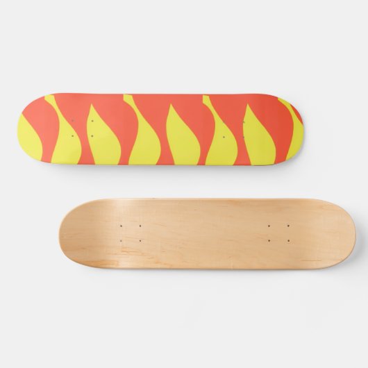 Abstract Fire Skateboarddek Persoonlijk Skateboard (Horizontaal)