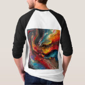 "Abstract Firestorm Art T-shirt" T-shirt (Achterkant)