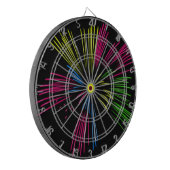 Abstract Fireworks Explosion Dart Board Dartbord (Voorkant Links)