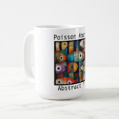 Abstract Fish Koffiemok (Voorkant links)