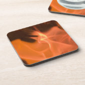 Abstract Flame Beverage Coaster Bier Onderzetter (Linkerzijde)