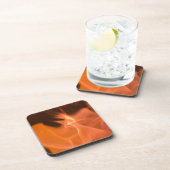 Abstract Flame Beverage Coaster Bier Onderzetter (Rechterzijde)