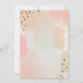 Abstract Flamingo Roze Vrijgezellenfeest Kaart (Achterkant)