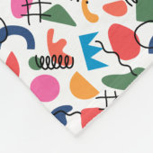 Abstract Fleece Deken (Hoek)