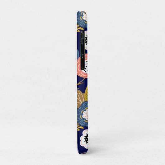  Abstract flessenpatroon en vogelpatroon Case-Mate iPhone Case (Achterkant/links)