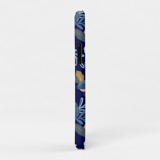  Abstract flessenpatroon en vogelpatroon Case-Mate iPhone Case (Achterkant/rechts)