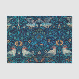  Abstract flessenpatroon en vogelpatroon Tissuepapier