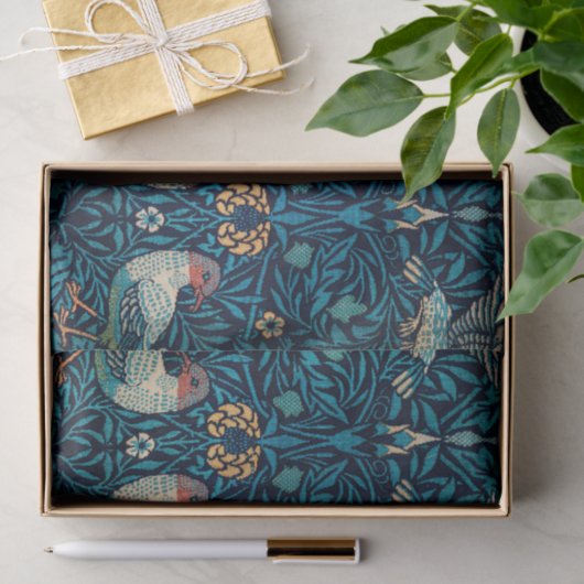 Abstract flessenpatroon en vogelpatroon Tissuepapier (Geschenk)